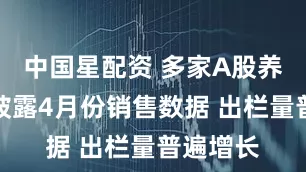 中国星配资 多家A股养殖公司披露4月份销售数据 出栏量普遍增长