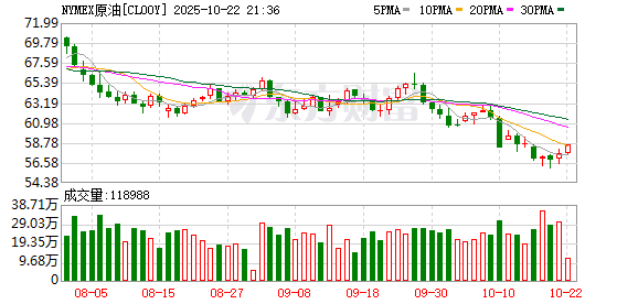 启运配资 WTI原油期货一度涨1.7% 最高达到69.29美元/桶
